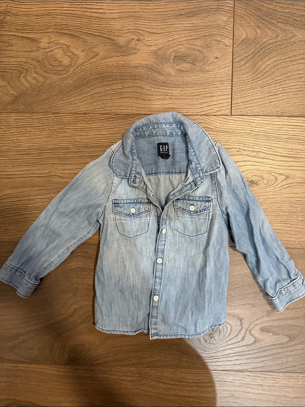 GAP Light Denim Button-Down Shirt
